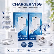 Charger 80W Kompatibel Vivo 5G Fast Charging Micro / Type C [GLX]