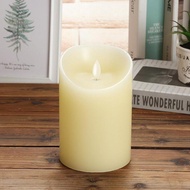 {qwerwer} 3Pcs 1Pcs Candles Lights LED Flameless Candles Light with Timer Remote Control Smooth Flic