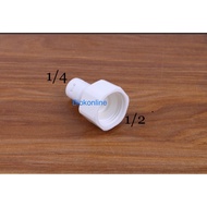 Water Filter Fitting 1/2 x 1/4 One Touch Water Filter Adapter Accessories