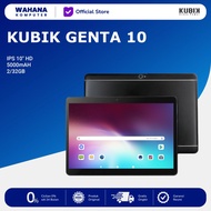 Tablet Kubik Genta 10" Hitam Tablet Belajar 5000mAH