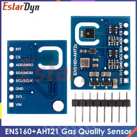 ENS160+AHT21 CARBON Dioxide CO2 eCO2 TVOC Air Quality And Temperature And Humidity Sensor Replace CC