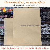 Kraft Paper A3 Envelope Bag Combo - Envelopes for Drawings, Files, A3 Size Documents