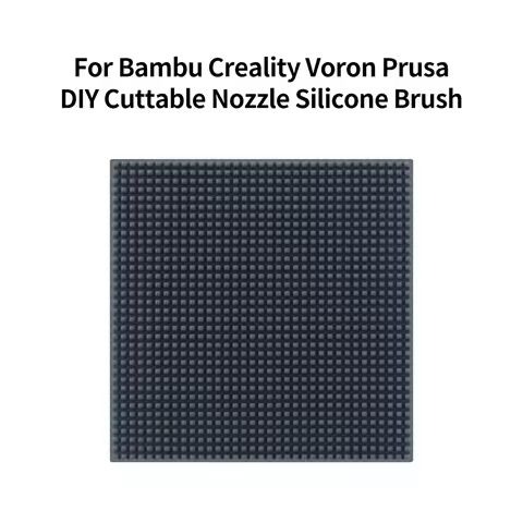 Toaiot DIY Silicone Nozzle Brush 81*81*5mm For Bambu Creality Voron Prusa ANYCUBIC Wiper Silicone Br