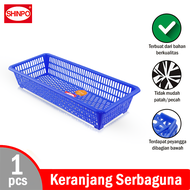 SHINPO Keranjang Plastik Kecil Persegi Panjang 30 CM Bakul Segi Astro Storage Kotak Penyimpanan SPO-