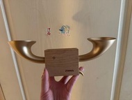 ZIMMA 山毛櫸 立體雙聲道 擴音器 免插電 iphone可用 香檳金