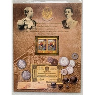 Special Package Stamp Set Of 100 Years Of The First Thai Bank In 2007