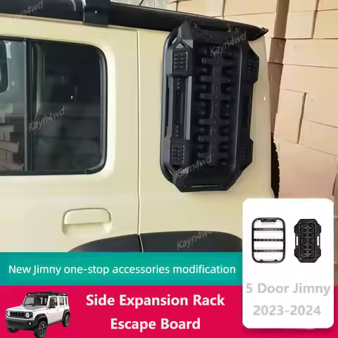 Off Road 4x4 Exterior Accessories Side Expansion Rack Escape Board Plate For 2023+ SUZUKI 5 Door Jim