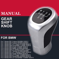 For BMW 1 3 5 6 Series E30 E36 E39 E46 E60 E87 E90 5/6 Speed Gear Shift Knob Shifter Car Styling Acc