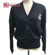 MOSCHINO 泰迪熊貼花開襟衫