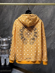 คุณภาพสูง Chrome Hearts Zipper เสื้อสเวตเตอร์หลวมสบายๆสไตล์ฮิปฮอปพร้อมรูปแบบกีบม้าสําหรับผู้ชายแหล่ง
