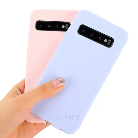 Candy color silicone phone case on for samsung galaxy s10 5G s10e s10 plus s9 s8 s7 edge Note 8 Note