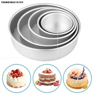 TRENDING21018Y Cake Bake Pan, Non-Stick Aluminum Alloy Cake Tin,  4/5/6/7/8/9/10 Inch Round Heat-Res