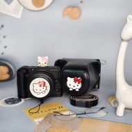 Suitable for Canon r50v Leather Case r50v Protective Case Free Disassembly Direct Pick-up Battery Ca