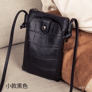 handphone sling bag Mobile Phone Bag Women's Messenger Bag2022New Summer Fashion Genuine Leather Vertical Women's Bag Co