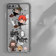 for iPhone 7 Plus 6 6s Plus iphone7 8 Plus Phone Cases Cartoon The Potter Family Candy Color Crystal Candy Case Lens Protection Shell
