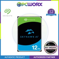 Seagate Skyhawk AI 12 TB Hard Drive - 3.5" Internal - SATA (SATA/600) - Network Video Recorder