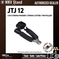 WKV Stand JTJ12 Professional Guitar String Winder Cutter and Bridge Pin Puller, Guitar Repair Tool Functional 3 in 1