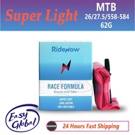 Ridenow Ultralight Bicycle Inner Tube 26 Inch/27.5 Inch/29 Inch MTB Bike Tube Valve Length French 45