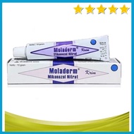 Moladerm Krim Miconazole Infeksi Jamur/Kurap (10 Gram) | Salep Cream Obat Gatal Bisa Untuk Manusia d