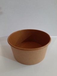 Paper Bowl Polos Coklat 650 ml