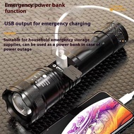 [Brightnessdin] Powerful P50 Led Type-C Charging Flashlights Bright Light Emergency Spotlights Teles
