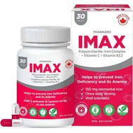 IMAX Iron Supplement, 150 mg Polysaccharide-Iron Complex, 250 mg Vitamin C, 1000 mcg Vitamin B12, Ir