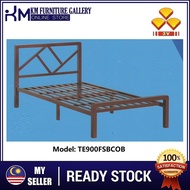KM Furniture Gallery 3V Trevor Single / Super Single / Queen / King Metal Bed Frame Super Strong Bas