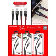 Earldom Art Fight Ec-077 Mobile Phone Tablet Charging Cable TYPE-C