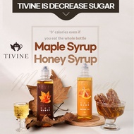 [TIVINE] Maple, Honey Zero Syrup Allulose, Sugar Free, Low Calorie Syrup (520g,400g) Keto KFood