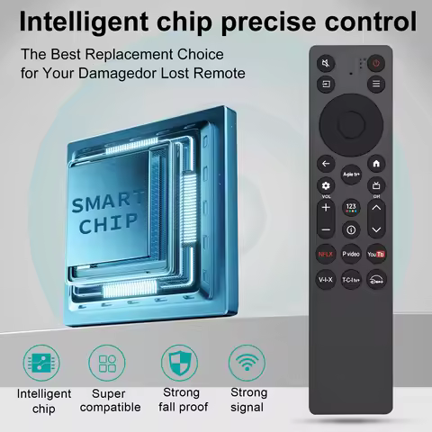 RC923A FMB1 Remote Control Replacement Compatible for TCL Smart TV QLED QLED Mini Google TV's, Serie