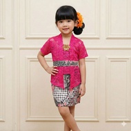 Ritsuki manismanja.id Children's Brocade Kebaya Set One Set + Free Beautiful Belt Top Without Inner 
