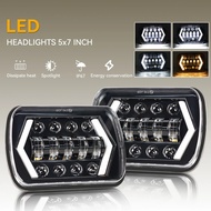 7x6" 5X7" Waterproof LED Projector Headlight Hi-Lo Beam DRL For Cherokee XJ car accessries