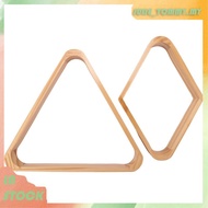 [99MY]Wooden Billiard Ball Rack Billiard 8-Ball Triple-cornered Rack and 9-Ball Diamond Billiard Rac