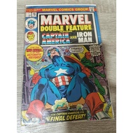 NBS Marvel Double Feature 15 - VG Philippine National bookstore edition print comic 1970s Iron Man