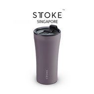 STTOKE [Willow Grey] LEAKPROOF 12/16 Oz Cup Reusable Shatterproof Ceramic Cup Coffee Tea