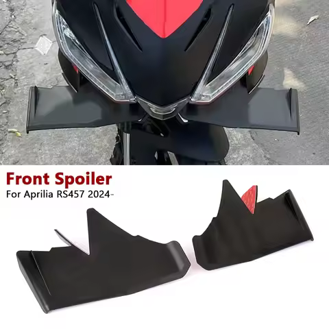 New Motorcycle Accessories ABS Front Fairing Winglet Aerodynamic Wing Kit Spoiler For Aprilia RS457 