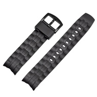 สายนาฬิกาคาสิโอแบบเปลี่ยนได้ รุ่น Edifice Series ยางเรซิ่น สายคล้อง EF-550 EF523 22มม แบบมันเงาปานกล