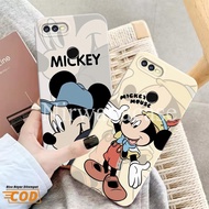 Oppo Casing A7 A5S A11K A12 F9 F9 Pro Mickey Mouse Motif Silicone Pro Camera - Cute Fashion Case