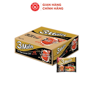 Thùng 30 gói mì 3 Miền Gold tôm chua cay đặc biệt (gói 75g)