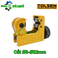 TOLSEN 33003 copper pipe cutter - Compact mini handheld 3-22mm copper pipe cutter