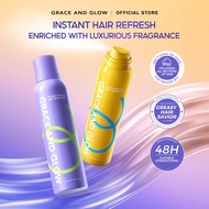 Grace and Glow Dry Shampoo Spray 150ml Wash Free Syampu Hair Care Instant Hair Refresh Oil Control A
