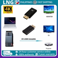 Display Port To Hdmi Adapter 4k 60hz Compatible With Pc Desktop Computer Laptop Dp To Hdtv Monitor