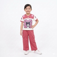 Kuromi Rose Pink Streetwear Girls' Outfit - Premium Trendy Outfit