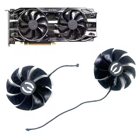 Cooling Fan 87mm PLA09215S12H For EVGA RTX 2060 2070 2080 2080Ti 2080S Super XC ULTRA Graphics Video