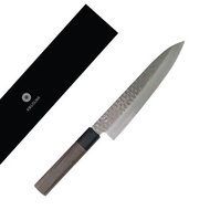 Kikusumi KATURA 牛刀 ダマスカスシェフナイフ 日本製 AUS10鋼 ローズウッド 21cm 紫檀