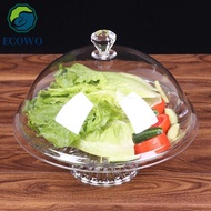 AQUAGEM Sampling Tray Round Dustproof Baking Cakes Exhibition Food Afternoon Tea Transparent Dessert