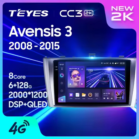 TEYES CC3 2K For Toyota Avensis 3 2008 - 2015 Car Radio Multimedia Video Player Navigation stereo GP