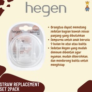 hegen Straw Replacement Set 2 packs - Replacement Spare Part Bottle