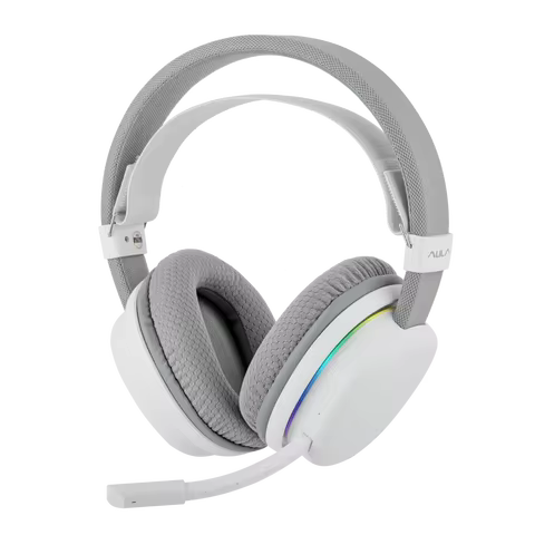 AULA G7 Wired/Bluetooth/2.4GHz Wireless Gaming Headphone with Detachable Noise Canceling Mic RGB 100