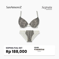 Push Up Bra Women Lace With Underwire Sexy Lingerie Set Size 34A-40B SanAmoreZ Sophia